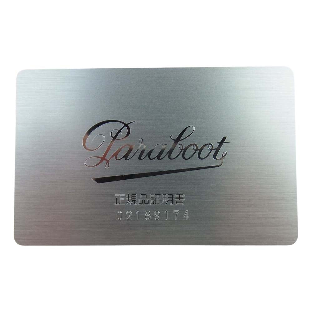 Paraboot パラブーツ 23SS フリークスストア購入 1071222100002 CHAMBORD シャンボード Uチップ モカシンブーツ ブラック系 8【新古品】【未使用】【中古】