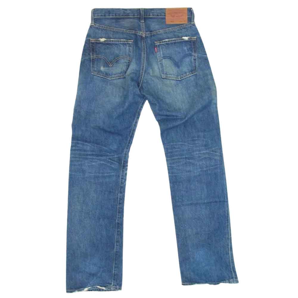 Levi's リーバイス US501-00 復刻 501 USモデル 赤耳 セルビッジ デニム パンツ インディゴブルー系 W29 L32【中古】