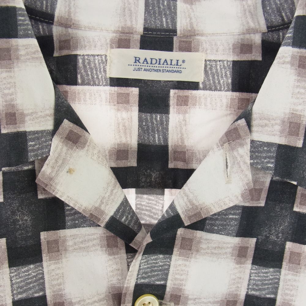 RADIALL ラディアル 16SS RAD-16SS-SH015 オープンカラー チェック 長袖 シャツ マルチカラー系 M【中古】