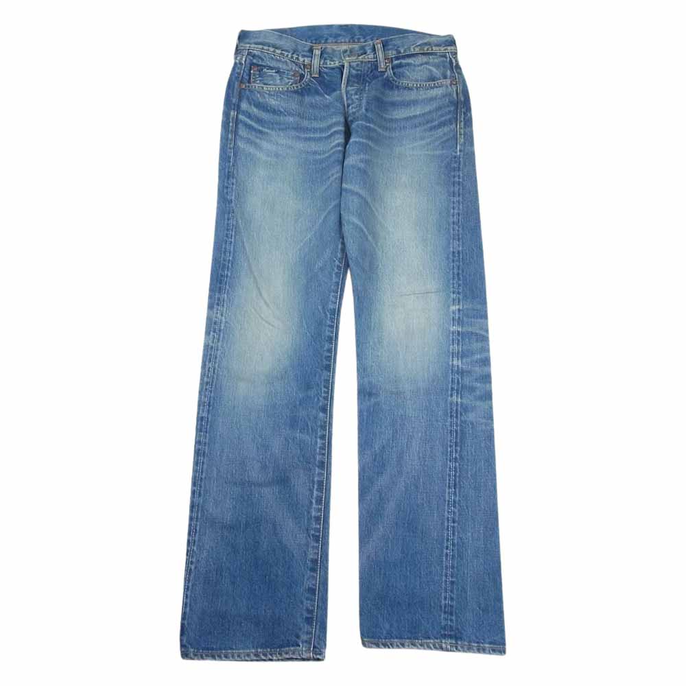 RADIALL ラディアル 235-B ストレート デニムパンツ ジーンズ インディゴ ライトブルー系 W30 L30【中古】
