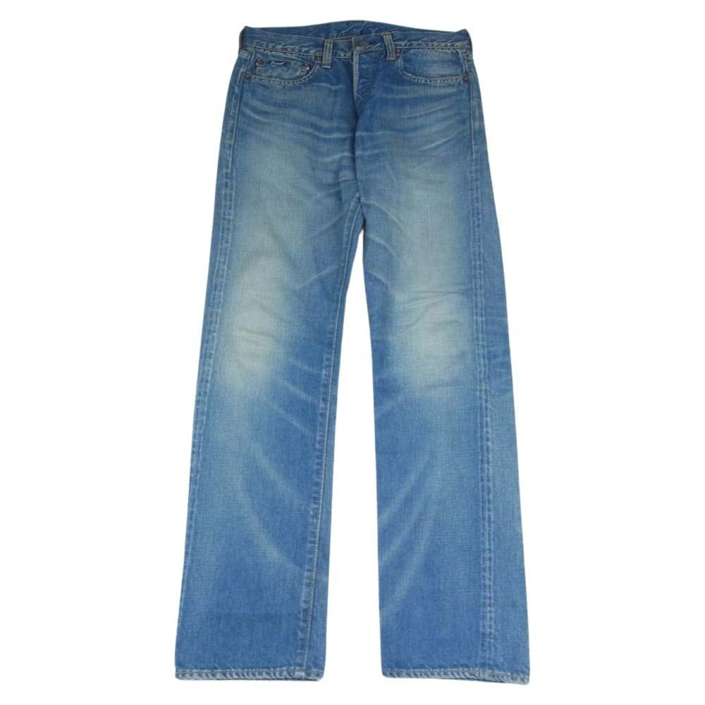 RADIALL ラディアル 235-B ストレート デニムパンツ ジーンズ インディゴ ライトブルー系 W30 L30【中古】