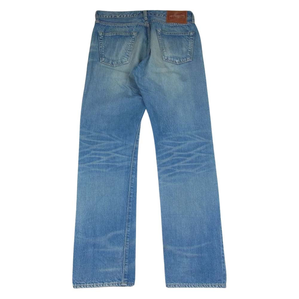 RADIALL ラディアル 235-B ストレート デニムパンツ ジーンズ インディゴ ライトブルー系 W30 L30【中古】