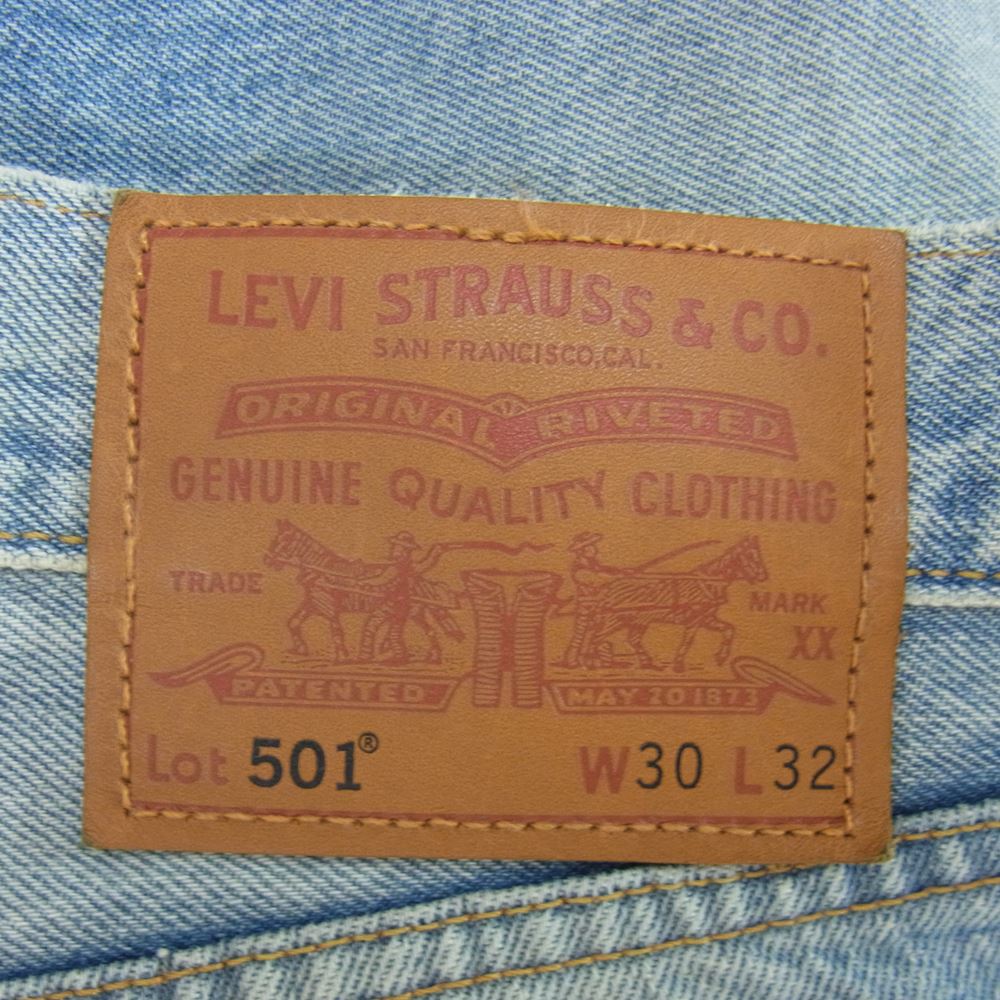 Levi's リーバイス PC9-00501-2888 501 復刻 USA製 BIG E ビッグE W30/L32 ボタンフライ ストレート デニムパンツ ジーンズ インディゴブルー系 W30 L32【中古】