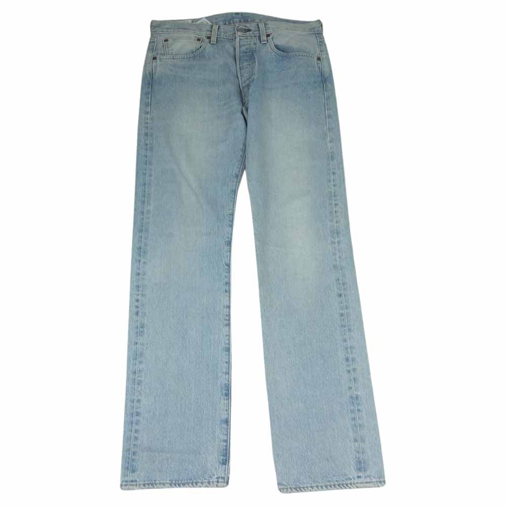 Levi's リーバイス PC9-00501-2888 501 復刻 USA製 W31/L32 ボタンフライ ストレート デニムパンツ ジーンズ ライトブルー系 W31 L32【中古】