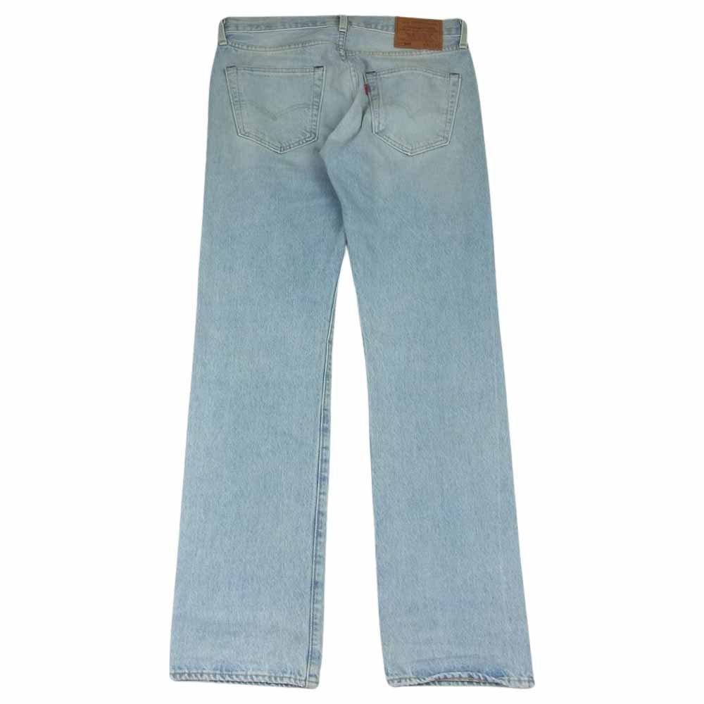 Levi's リーバイス PC9-00501-2888 501 復刻 USA製 W31/L32 ボタンフライ ストレート デニムパンツ ジーンズ ライトブルー系 W31 L32【中古】