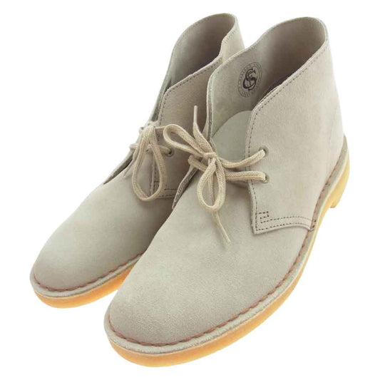 Clarks クラークス 38235 DESERT BOOT サンドスエード デザート ブーツ ベージュ系 US8.5【中古】