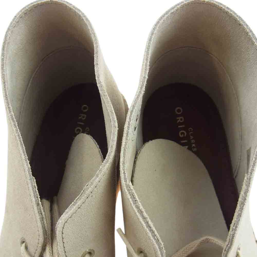 Clarks クラークス 38235 DESERT BOOT サンドスエード デザート ブーツ ベージュ系 US8.5【中古】