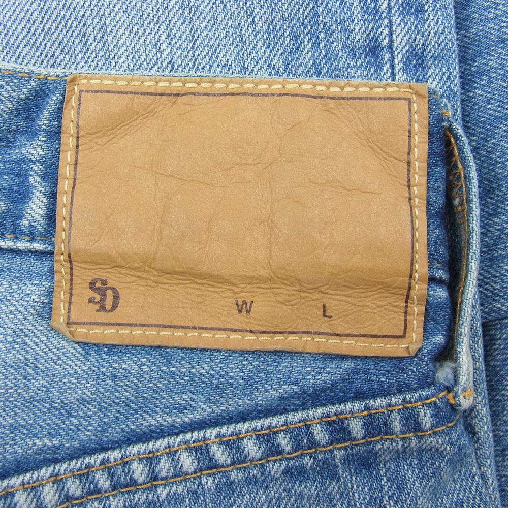 STANDARD CALIFORNIA スタンダードカリフォルニア ジップフライ 5ポケット デニムパンツ ジーンズ ライトブルー系 30【中古】