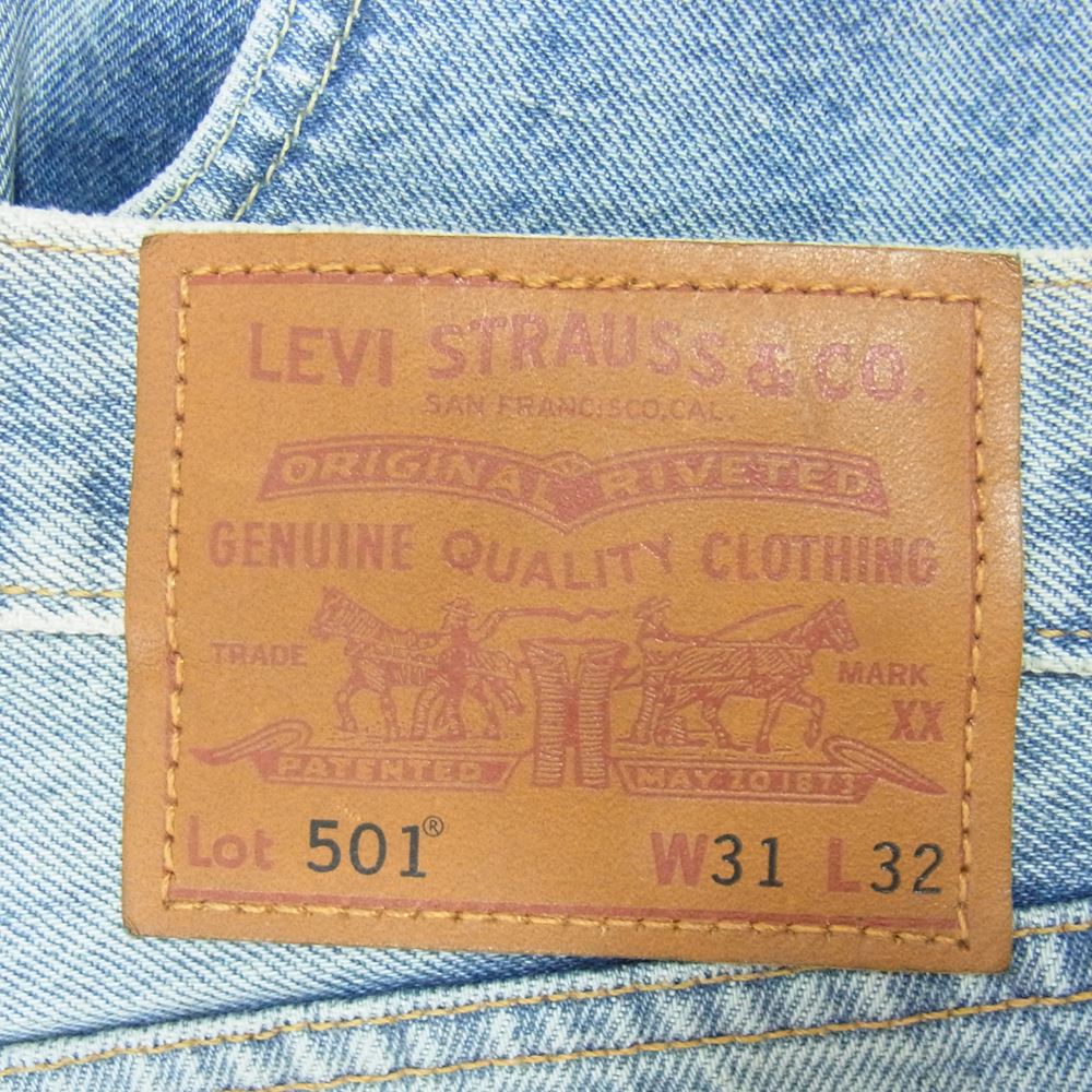 Levi's リーバイス PC9-00501-2888 501 復刻 USA製 BIG E ビッグE W31/L32 ボタンフライ ストレート デニムパンツ ジーンズ インディゴブルー系 W31 L32【中古】