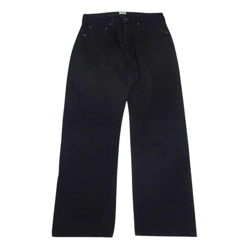 FREEWHEELERS フリーホイーラーズ THE VANISHING WEST ヴァニシングウエスト 601RB 60s 5POCKET JEANS STRAIGHT FIT 1960 MODEL 5ポケット ストレート デニムパンツ ジーンズ ブラック系 W31 L32【中古】