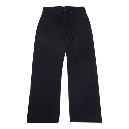 FREEWHEELERS フリーホイーラーズ THE VANISHING WEST ヴァニシングウエスト 601RB 60s 5POCKET JEANS STRAIGHT FIT 1960 MODEL 5ポケット ストレート デニムパンツ ジーンズ ブラック系 W31 L32【中古】