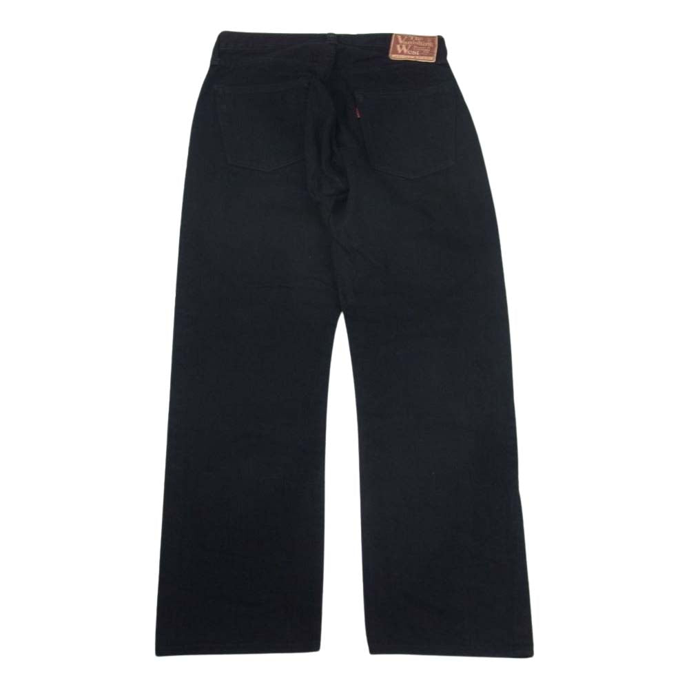 FREEWHEELERS フリーホイーラーズ THE VANISHING WEST ヴァニシングウエスト 601RB 60s 5POCKET JEANS STRAIGHT FIT 1960 MODEL 5ポケット ストレート デニムパンツ ジーンズ ブラック系 W31 L32【中古】