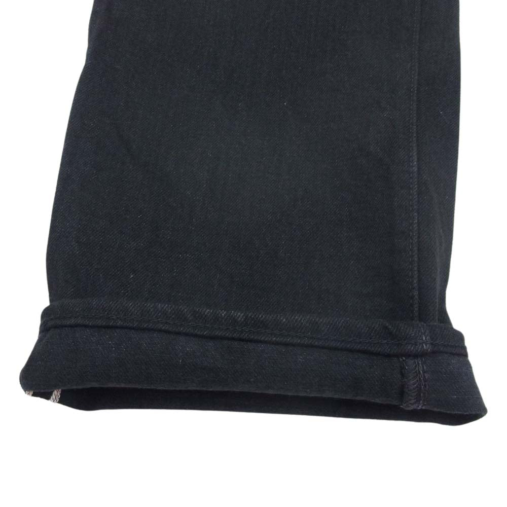 FREEWHEELERS フリーホイーラーズ THE VANISHING WEST ヴァニシングウエスト 601RB 60s 5POCKET JEANS STRAIGHT FIT 1960 MODEL 5ポケット ストレート デニムパンツ ジーンズ ブラック系 W31 L32【中古】