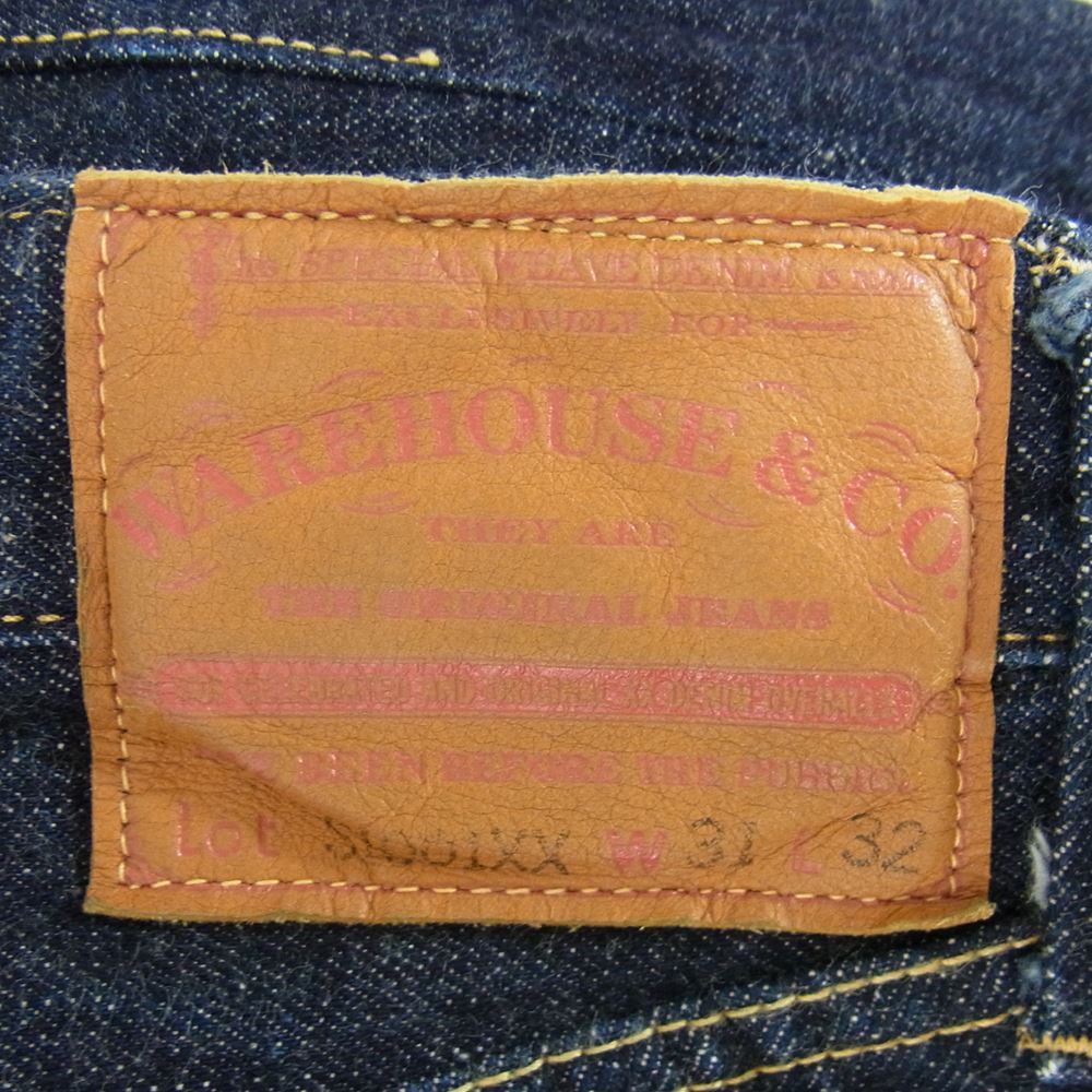 WAREHOUSE ウエアハウス S1001XX 25TH ANNIVERSARY 1946 MODEL 25周年記念モデル デニムパンツ ジーンズ インディゴブルー系 W31　L32【中古】
