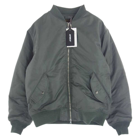 AVIREX アヴィレックス 6122162 BEAUTY&YOUTH UNITED ARROWS ユナイテッドアローズ別注 MA-1 ブルゾン カーキ系 38 M【極上美品】【中古】