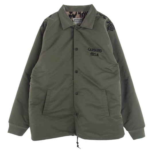 キャプテンズヘルム  CH22-AW-J08 BOA-FLEECE COACH JKT ボアフリース コーチジャケット カーキ系 M【美品】【中古】