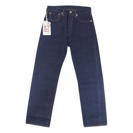 Levi's リーバイス 50155-0079 LVC 復刻 日本製 501XX 1955モデル リジッド 赤耳 ワイド ストレート ジーンズ デニム パンツ インディゴブルー系 W32 L34【新古品】【未使用】【中古】