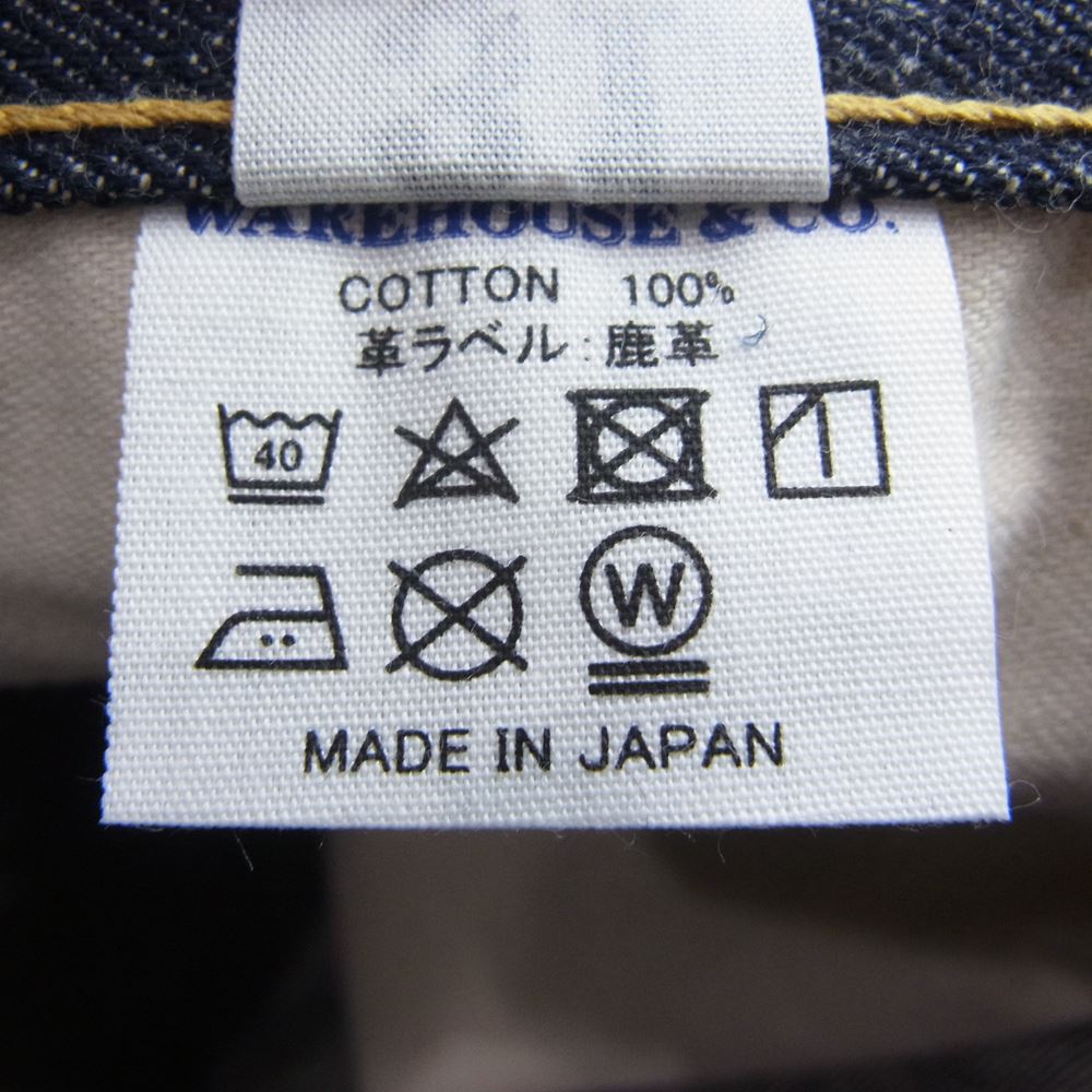 WAREHOUSE ウエアハウス 1003XX(1000XX) 1941 MODEL DEAD STOCK BLUE デッドストックブルー セルビッジ デニム パンツ  インディゴブルー系 31【新古品】【未使用】【中古】