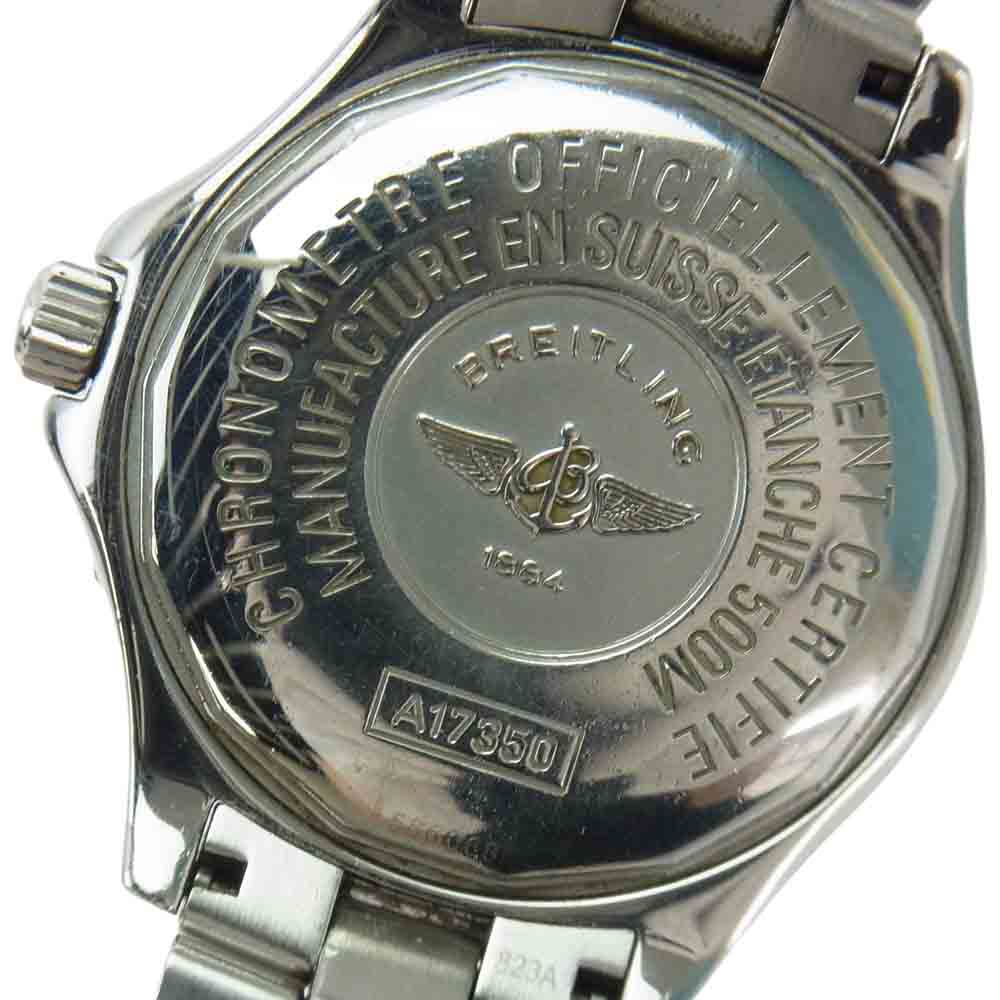 BREITLING ブライトリング A17350 コルトオーシャン 自動巻き オートマチック ウォッチ 腕時計 シルバー系【中古】