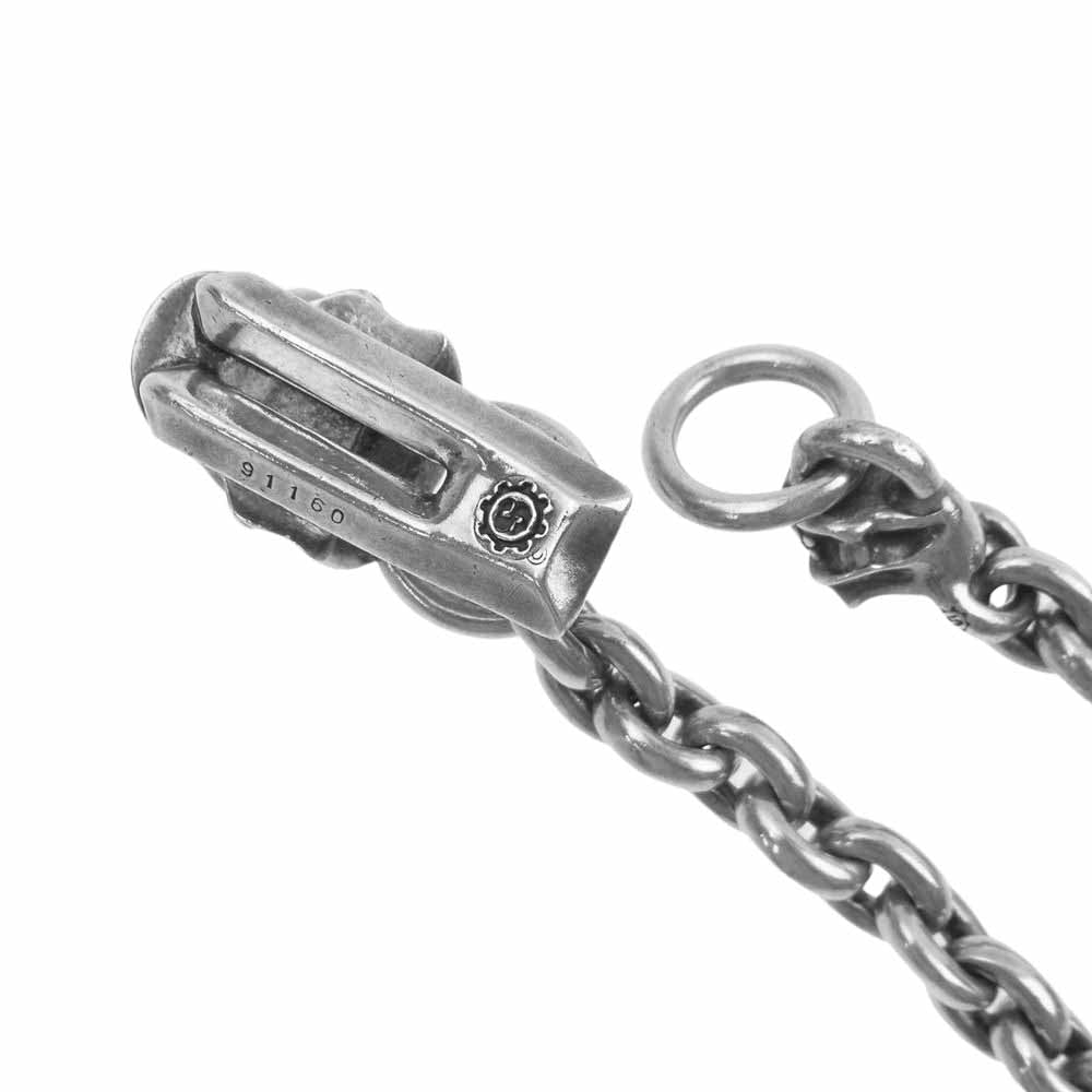 STARLIN GEAR スターリンギア ベーシックリンク 2スカル フレーミングスケルトンキー パンチャーキーパー ウォレットチェーン シルバー系【中古】