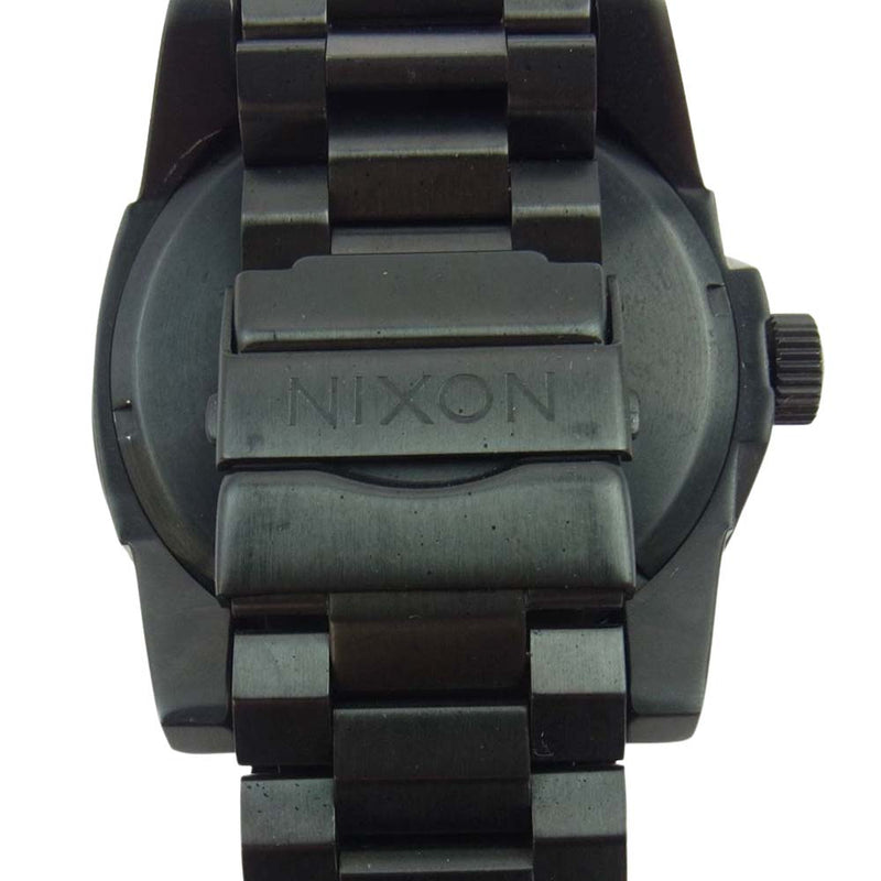 NIXON ニクソン 13G1 アナログ ステンレス ブラック 腕時計 ブラック系【中古】