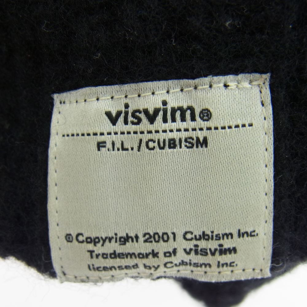 VISVIM ビズビム 0114203003016 KNIT BEANIE ニット ビーニー キャップ 帽子 ブラック ブラック系【中古】