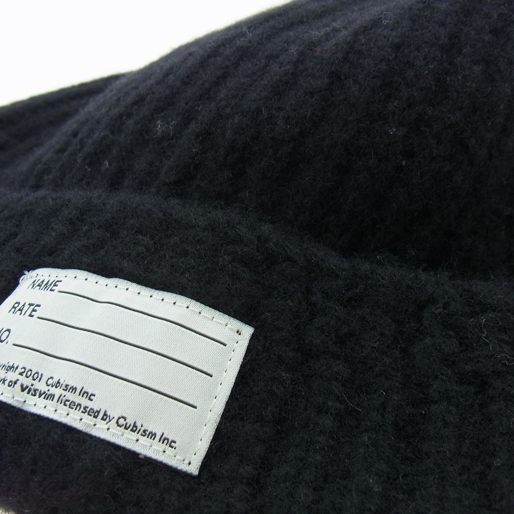 VISVIM ビズビム 0114203003016 KNIT BEANIE ニット ビーニー キャップ 帽子 ブラック ブラック系【中古】