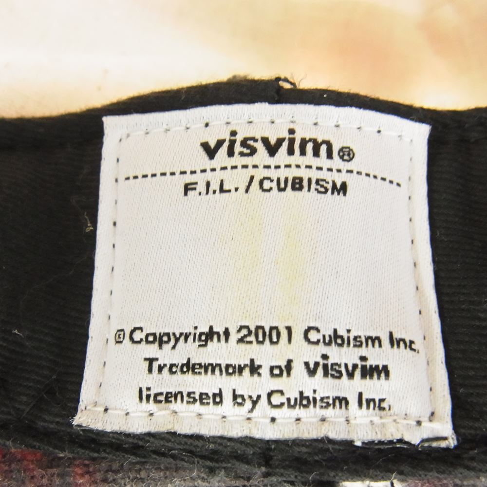 VISVIM ビズビム 0116103003029 DOME BUCKET HAT ドーム バケット ハット レッド系 ブラック系【中古】