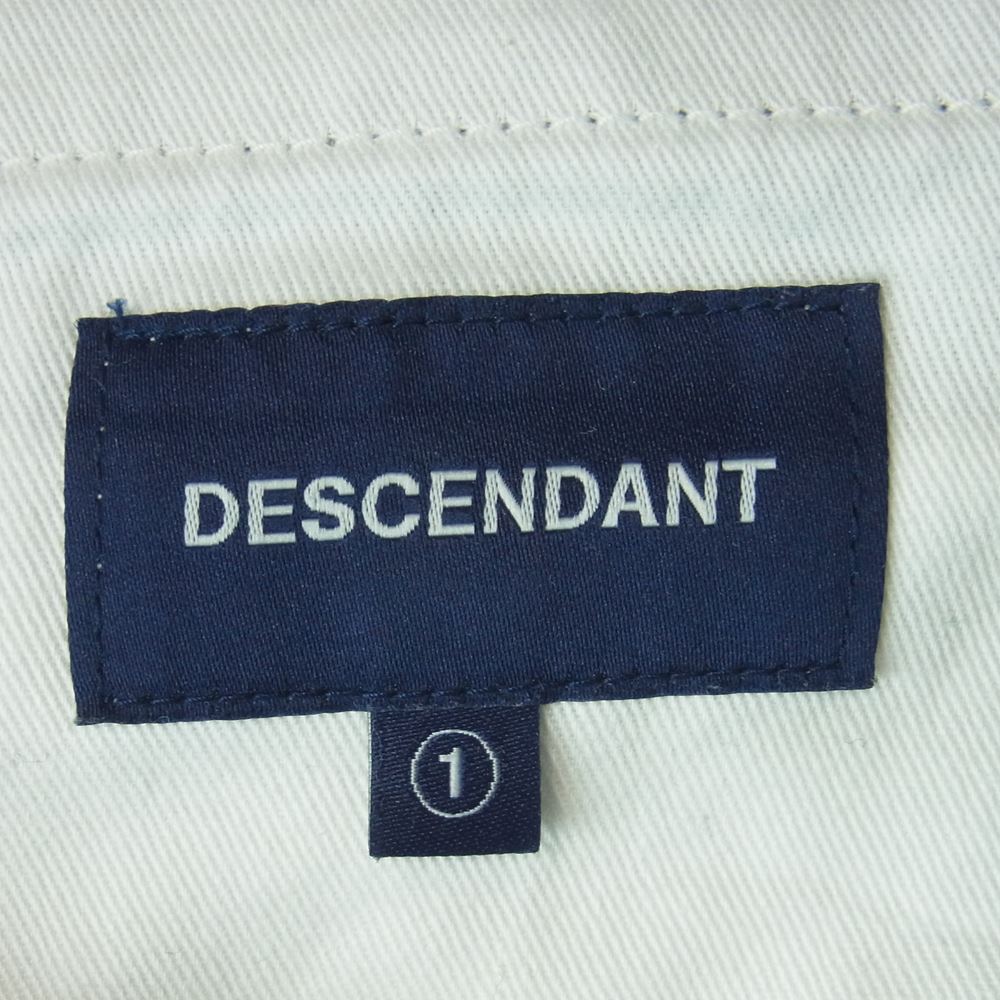 DESCENDANT ディセンダント カーゴ パンツ カーキ コットン 日本製 グレー系 1【中古】