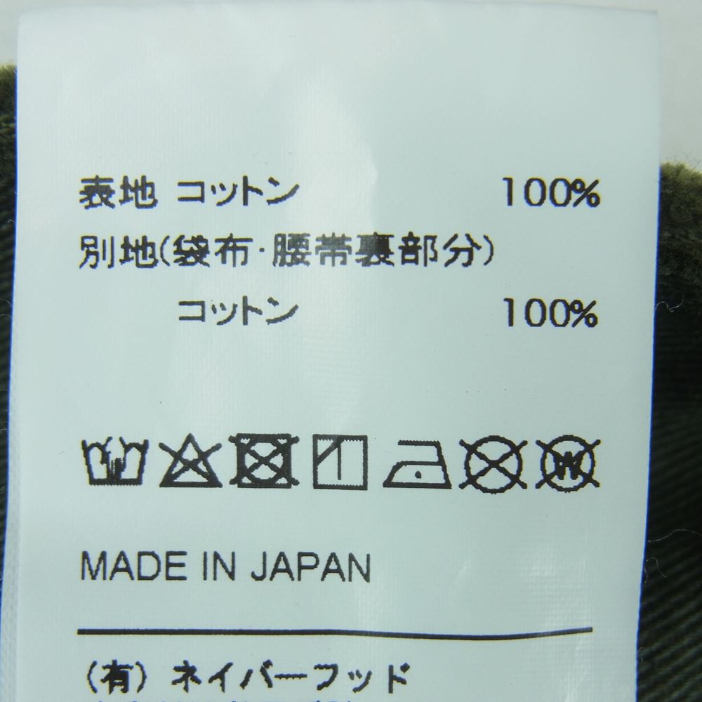 WTAPS ダブルタップス 19AW 192TQDT-PTM03 TUCK 02 TROUSERS COTTON CORDUROY タック トラウザーズ コーデュロイ コットン パンツ グリーン系 01【中古】
