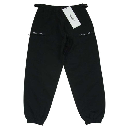 WTAPS ダブルタップス 19SS 191BRDT-PTM02 TRACKS TROUSERS トラック トラウザーズ ナイロン パンツ ブラック系 01【中古】