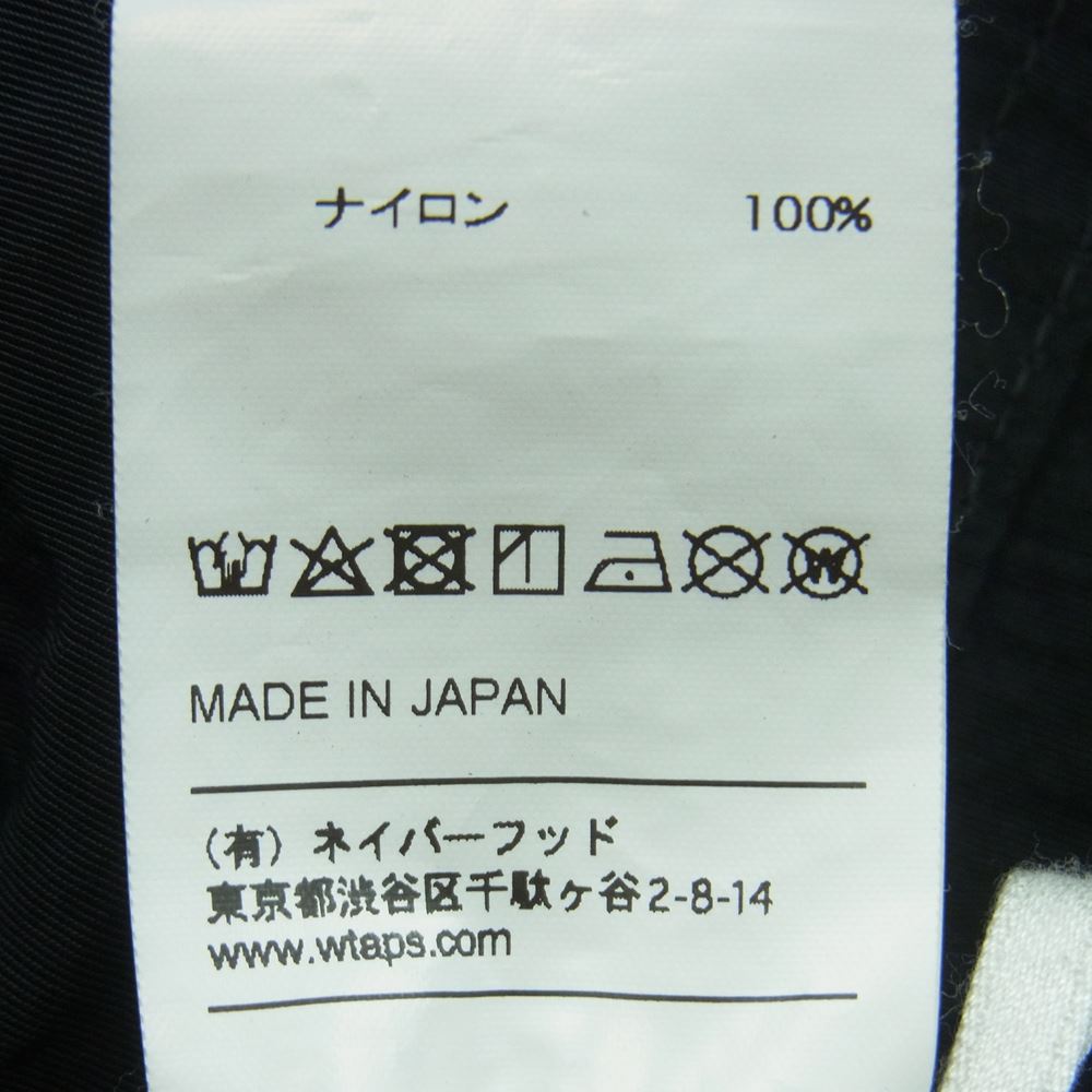 WTAPS ダブルタップス 19SS 191BRDT-PTM02 TRACKS TROUSERS トラック トラウザーズ ナイロン パンツ ブラック系 01【中古】