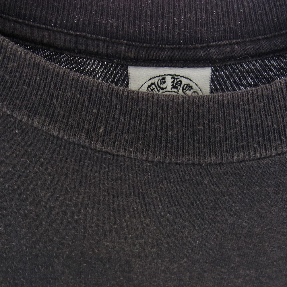 CHROME HEARTS クロムハーツ（原本無） FOTI フォティ プリント ポケット  Tシャツ ブラック系 S【中古】