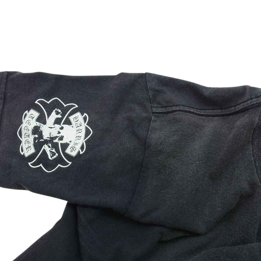 CHROME HEARTS クロムハーツ（原本無） FOTI フォティ プリント ポケット  Tシャツ ブラック系 S【中古】