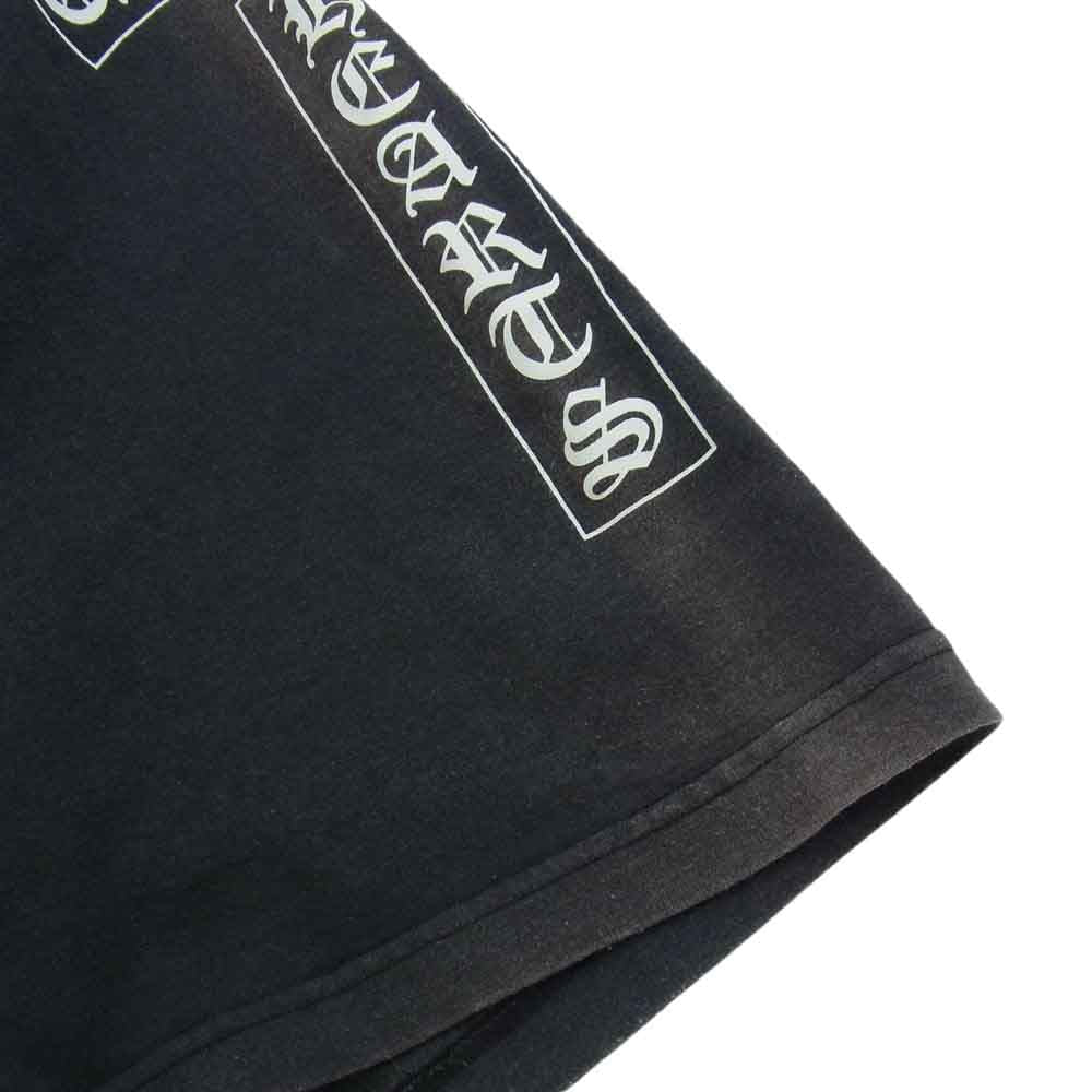 CHROME HEARTS クロムハーツ（原本無） FOTI フォティ プリント ポケット  Tシャツ ブラック系 S【中古】