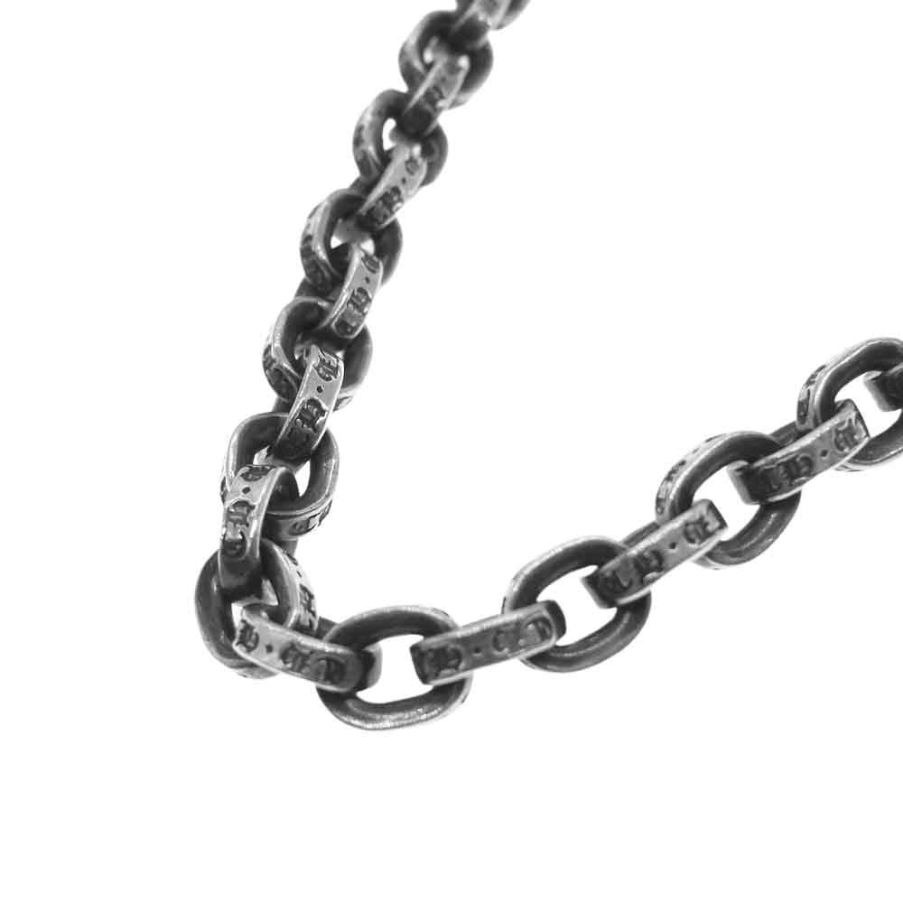 CHROME HEARTS クロムハーツ（原本無） galleryギャランティカード付属 PAPER CHAIN 18 ペーパーチェーン 18インチ ネックレス シルバー シルバー系【中古】