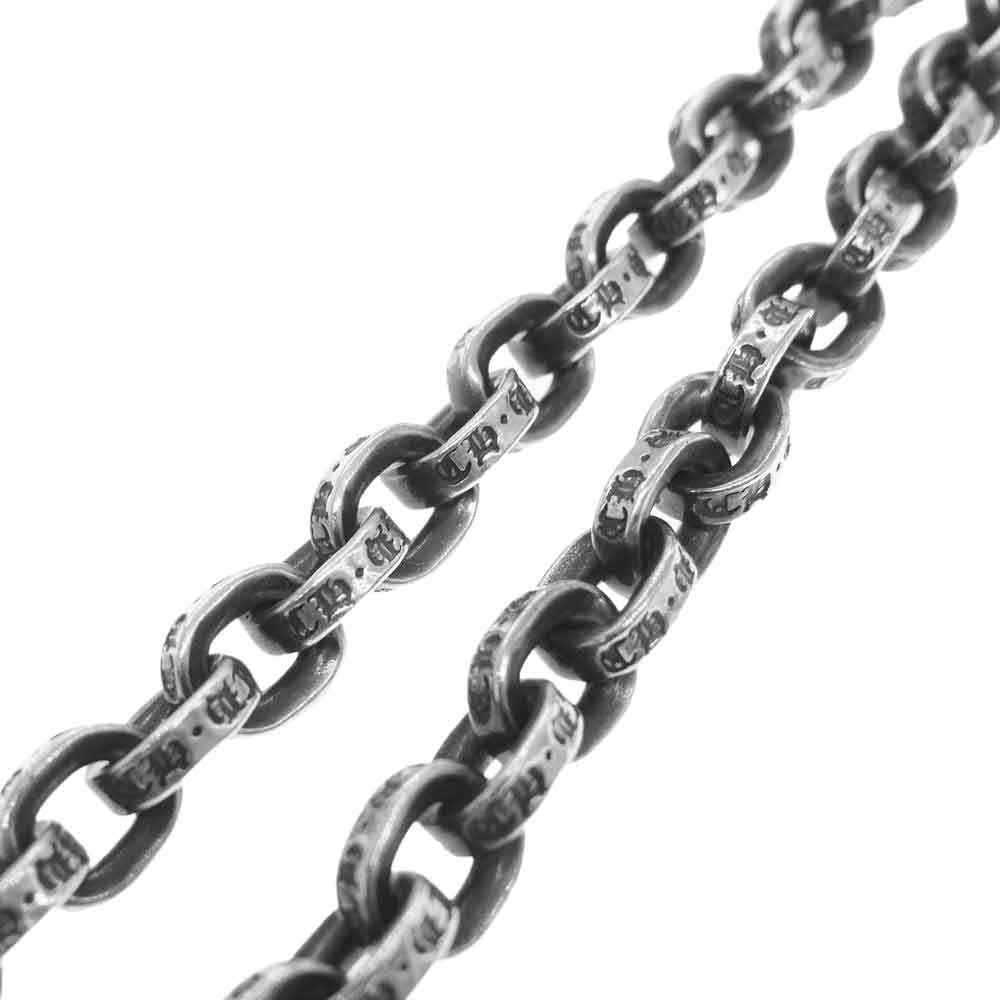 CHROME HEARTS クロムハーツ（原本無） galleryギャランティカード付属 PAPER CHAIN 18 ペーパーチェーン 18インチ ネックレス シルバー シルバー系【中古】