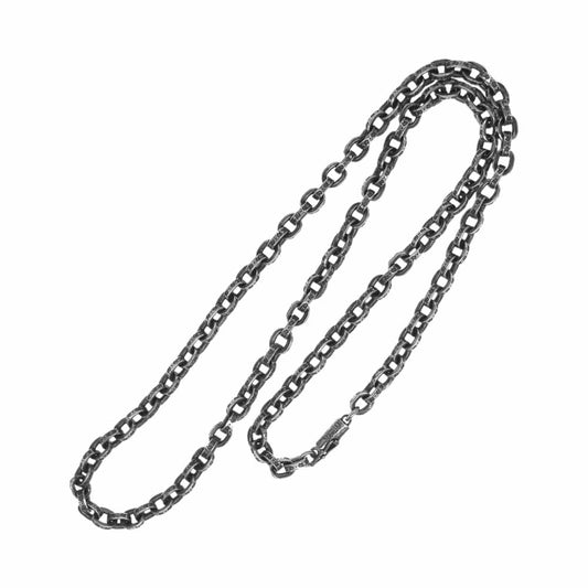 CHROME HEARTS クロムハーツ（原本無） galleryギャランティカード付属 PAPER CHAIN 20 ペーパーチェーン 20インチ ネックレス シルバー シルバー系【中古】