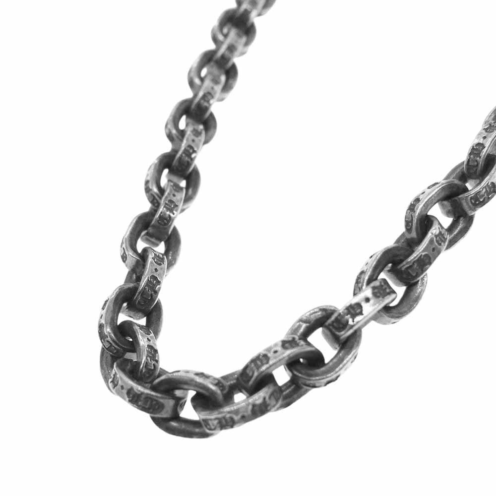 CHROME HEARTS クロムハーツ（原本無） galleryギャランティカード付属 PAPER CHAIN 20 ペーパーチェーン 20インチ ネックレス シルバー シルバー系【中古】