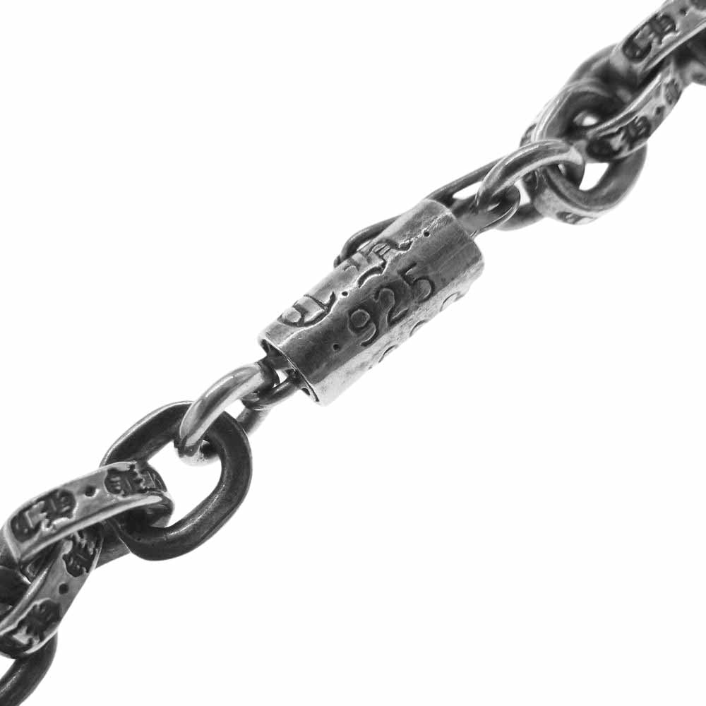 CHROME HEARTS クロムハーツ（原本無） galleryギャランティカード付属 PAPER CHAIN 20 ペーパーチェーン 20インチ ネックレス シルバー シルバー系【中古】
