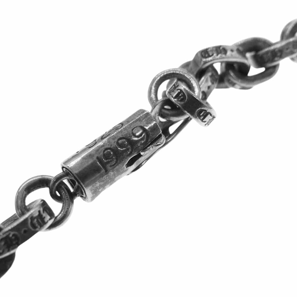 CHROME HEARTS クロムハーツ（原本無） galleryギャランティカード付属 PAPER CHAIN 20 ペーパーチェーン 20インチ ネックレス シルバー シルバー系【中古】