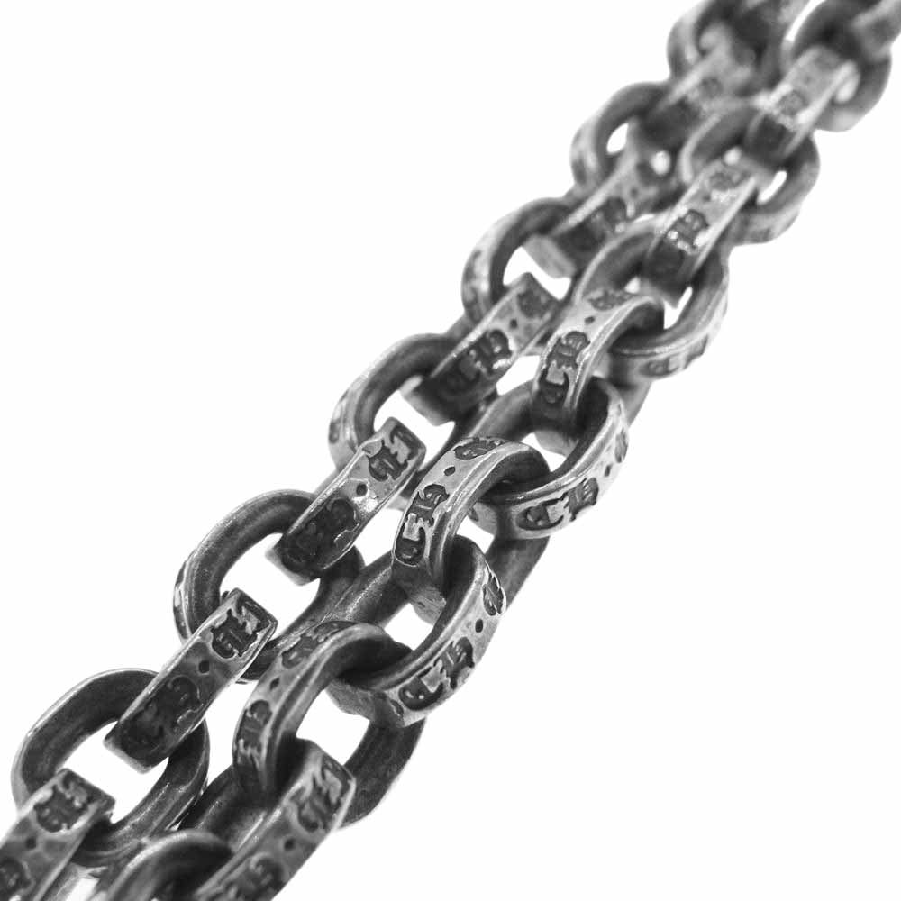 CHROME HEARTS クロムハーツ（原本無） galleryギャランティカード付属 PAPER CHAIN 20 ペーパーチェーン 20インチ ネックレス シルバー シルバー系【中古】