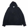 Sacai サカイ 23SS SCM-070 S Sweat Jersey Hoodie Black スウェット ジャージー フーディー パーカー ブラック系 3【新古品】【未使用】【中古】