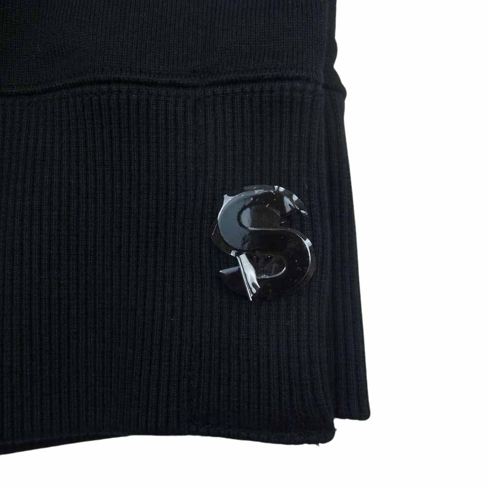Sacai サカイ 23SS SCM-070 S Sweat Jersey Hoodie Black スウェット ジャージー フーディー パーカー ブラック系 3【新古品】【未使用】【中古】