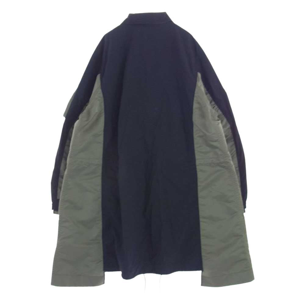 Sacai サカイ 23SS SCM-052  Military Coat ミリタリー ドッキング コート ブラック系 カーキ系 collar：212 3【極上美品】【中古】