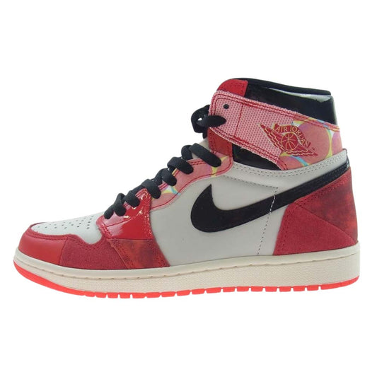 NIKE ナイキ DV1748-601  AIR JORDAN 1 エアジョーダン ワン HIGH OG SP NEXT CHAPTER Spider-Man スパイダーマン スニーカー レッド系 ホワイト系 ブラック系 26cm【極上美品】【中古】