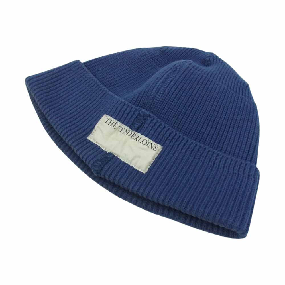 TENDERLOIN テンダーロイン T-BEANIE ビーニー ニット帽 ネイビー系 ONE SIZE【中古】
