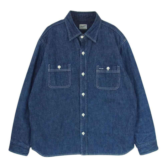 TENDERLOIN テンダーロイン T-DENIM LINING SHT ライニング キルティング デニム シャツ インディゴブルー系 M【中古】