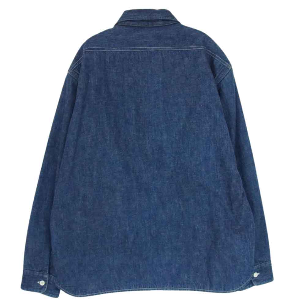 TENDERLOIN テンダーロイン T-DENIM LINING SHT ライニング キルティング デニム シャツ インディゴブルー系 M【中古】