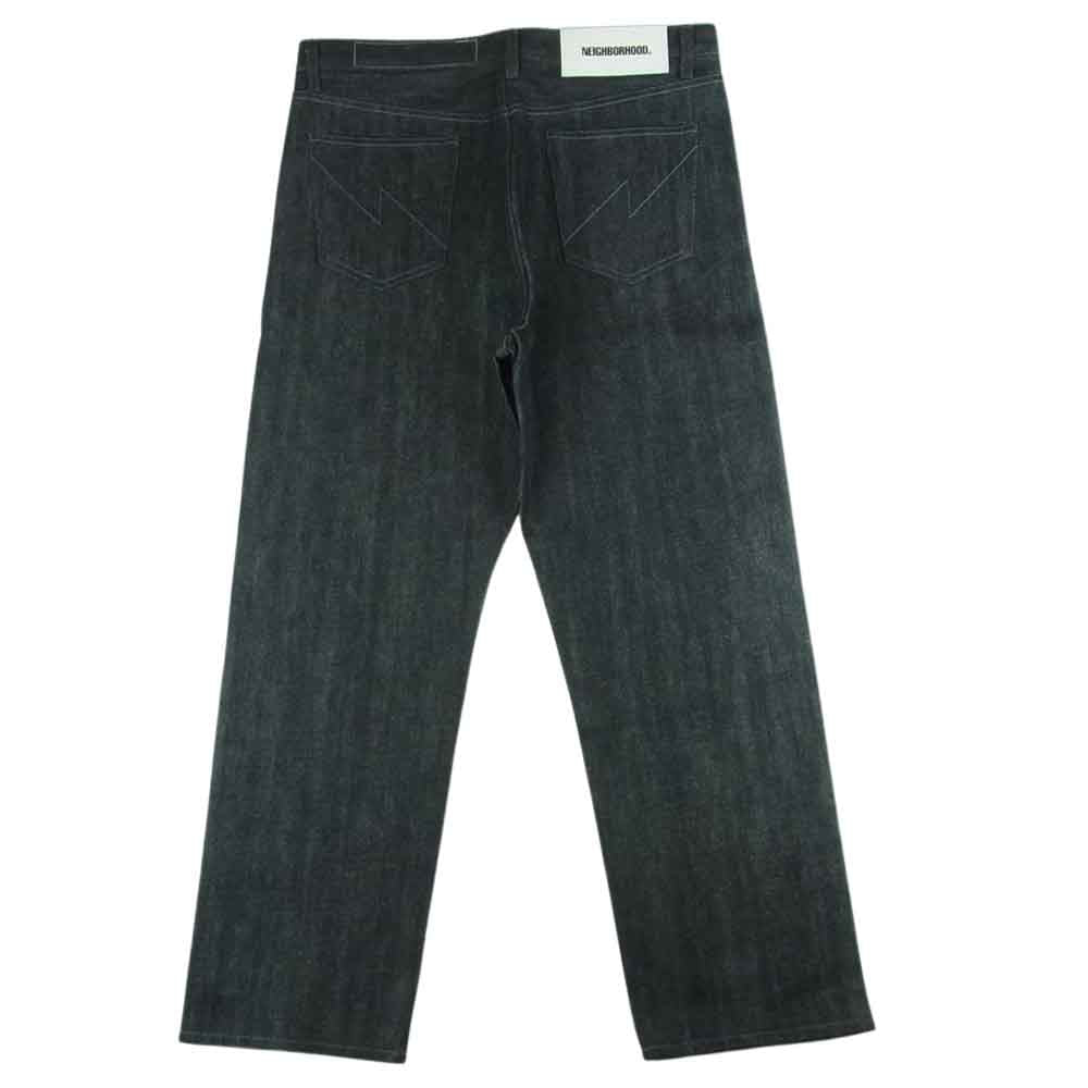 NEIGHBORHOOD ネイバーフッド 231XBNH-PTM01 RIGID DENIM DP BASIC PANTS リジッド デニム ベーシック パンツ ダークグレー系 L【美品】【中古】